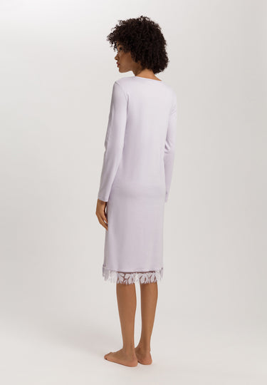 Kalea Floral Tulle Cotton Nightgown | Pink Lavender 74786-2463